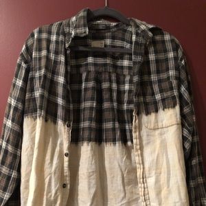 Blacked flannel